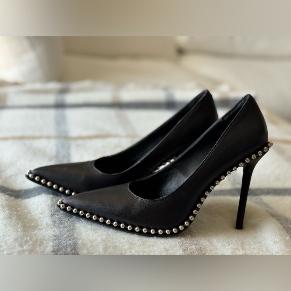 Alexander Wang Black Studded Heels